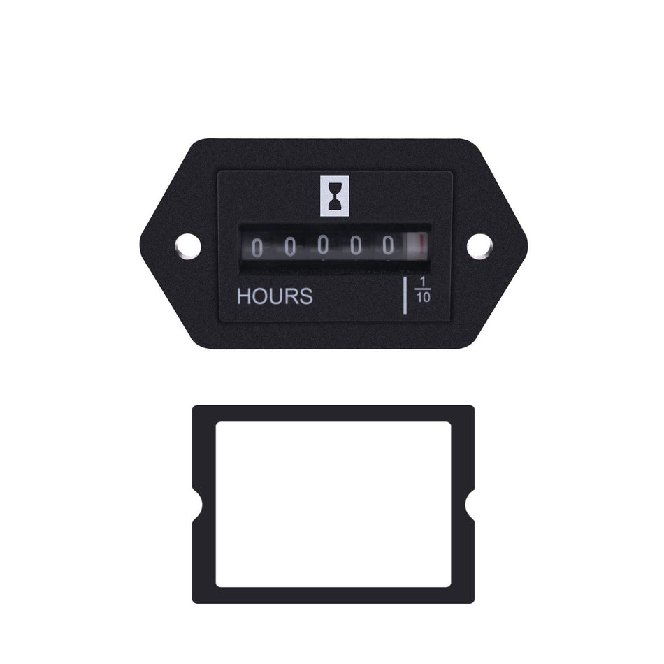 Mechanical Hour Meter - OEM DC10V-80V | Eurowagens - View 3