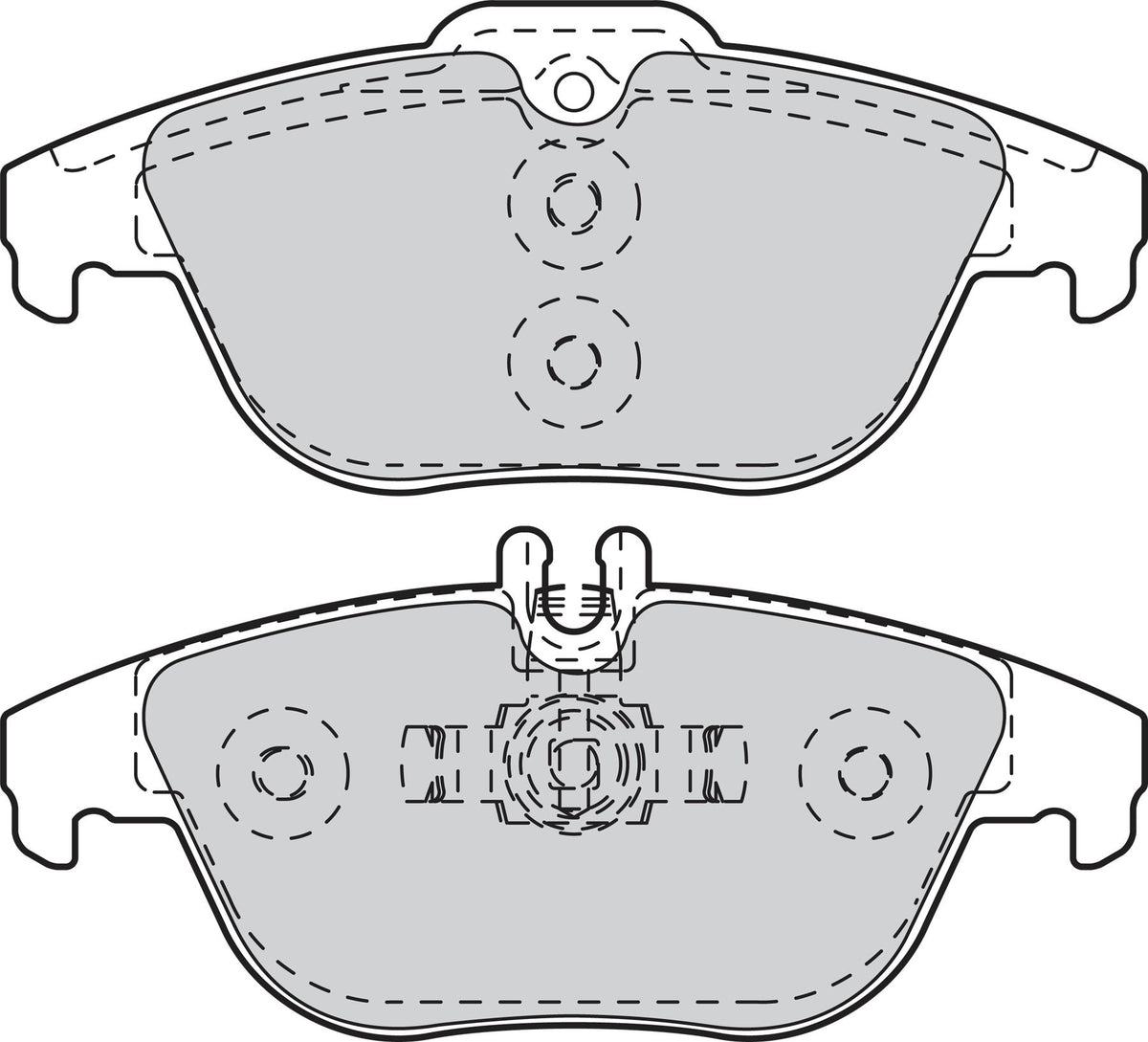 Valeo Rear Brake Pad Set for Mercedes-Benz, OEM quality, OEM 0054200720, MPN 302121