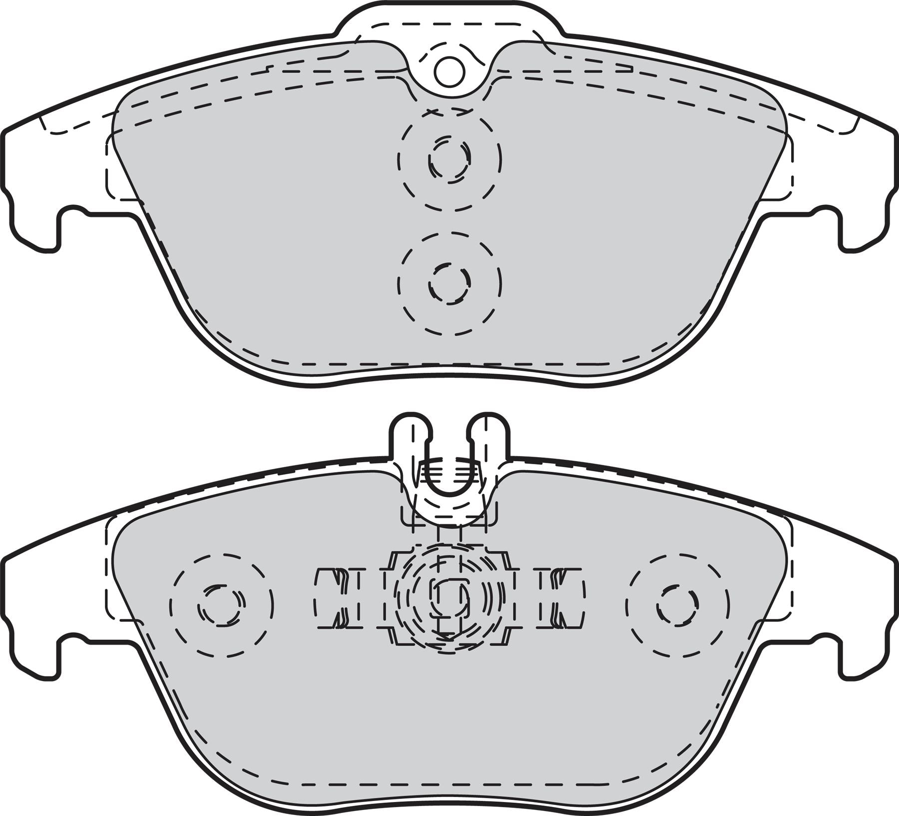 Valeo Rear Brake Pad Set for Mercedes-Benz, OEM quality, OEM 0054200720, MPN 302121