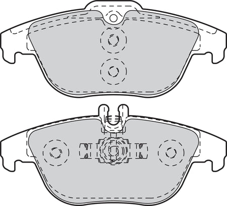 Valeo Rear Brake Pad Set for Mercedes-Benz, OEM quality, OEM 0054200720, MPN 302121