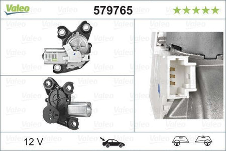 Valeo Rear Wiper Motor for Citroen, Peugeot & more, OEM quality, OEM 6405LQ - View 3