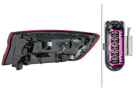 Hella LED Left Rear Light for Audi, OEM quality, OEM 8W5 945 091 G - View 4