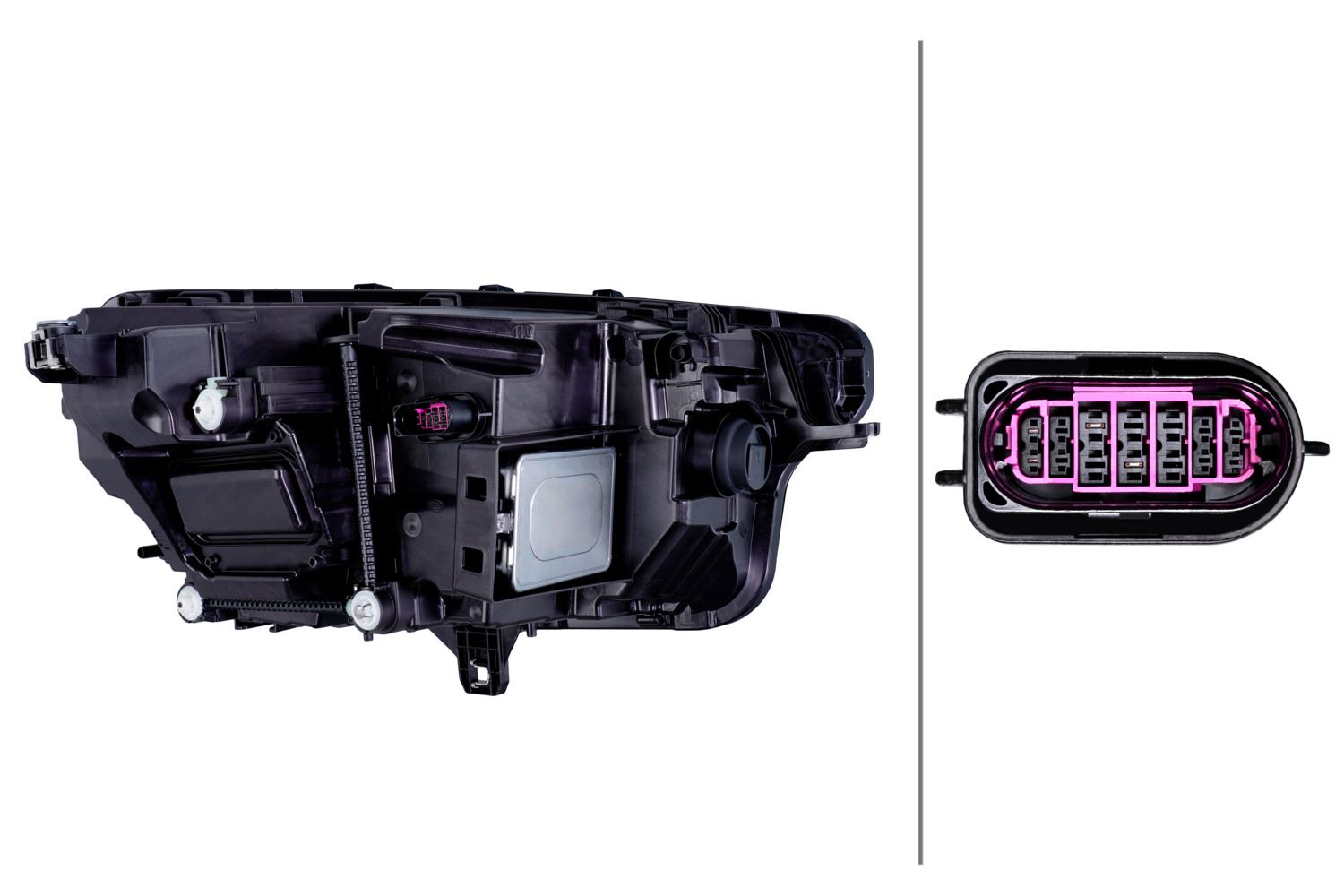 Hella LED Left Headlight for Audi, OEM quality, OEM 85E 941 033 A - View 2