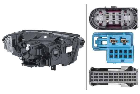 Mercedes-Benz GLA Left Headlight, Hella OEM, OEM A2479067101 - View 4