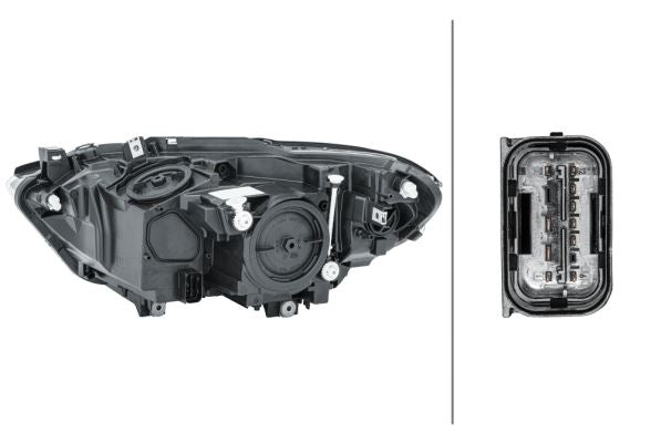 BMW 1 Series Right Headlight | Hella OEM 63 11 7 358 392 - View 2