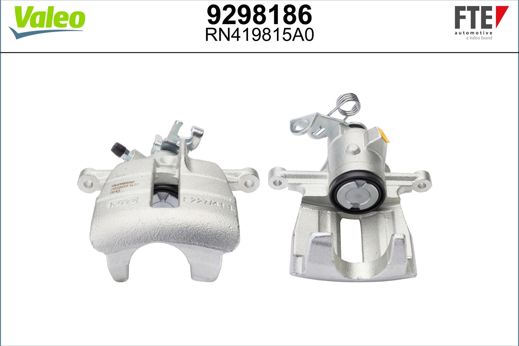 Valeo Left Brake Caliper Left for Volkswagen, OEM quality, OEM 7H0615423, MPN 9298186
