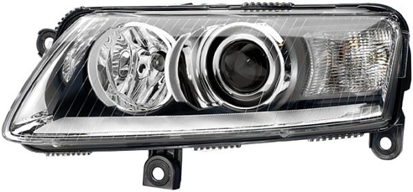 Hella Bi-Xenon Left Headlight – Audi | OEM 4F0 941 029 BD
