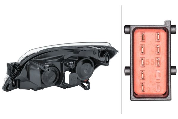 Hella Right Headlight – Vauxhall & Saturn | OEM 93178636