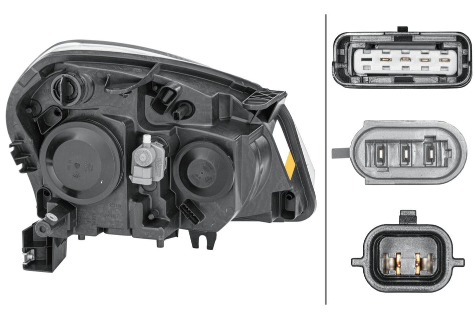 Hella Left Headlight – Nissan | OEM 26060-JD90A, MPN 1EF 238 042-011 - View 2