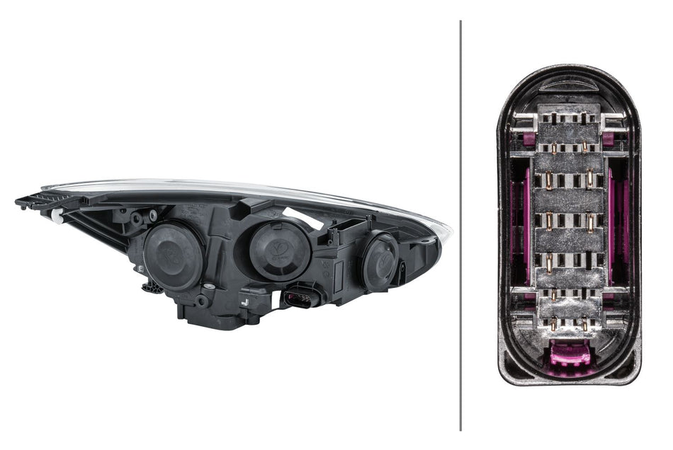 Hella Left Headlight – Ford | OEM 1866239, MPN 1EE 354 827-051 - View 2