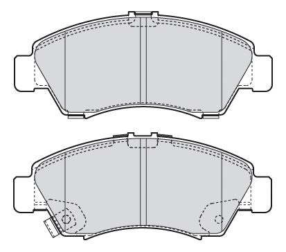 Valeo Front Brake Pad Set for Honda, OEM quality, OEM 45022-S04-505, MPN 301760