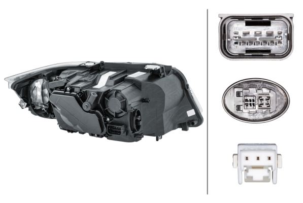 Hella Bi-Xenon LED Left Headlight – BMW | OEM 63 11 7 202 583