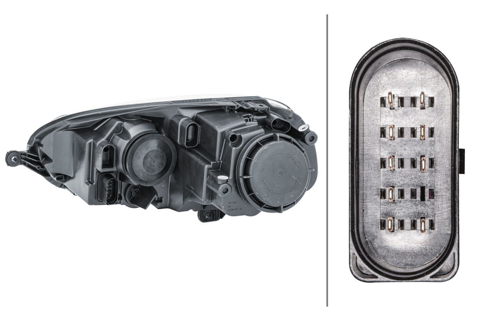Hella Right Headlight – Volkswagen | OEM 1K6 941 030 T - View 2
