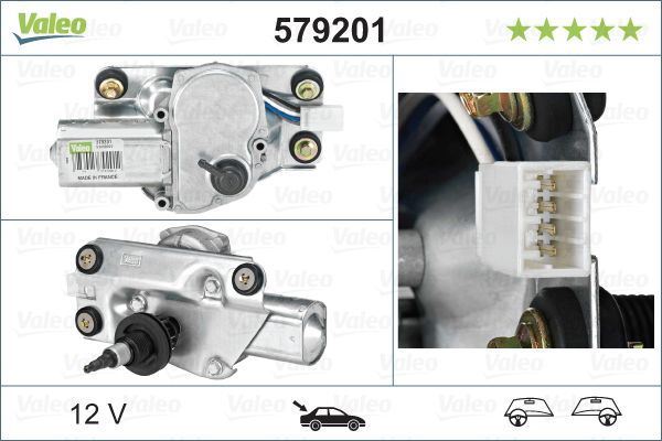 Valeo Rear Wiper Motor for Rover, OEM quality, OEM DLB10116 - View 5
