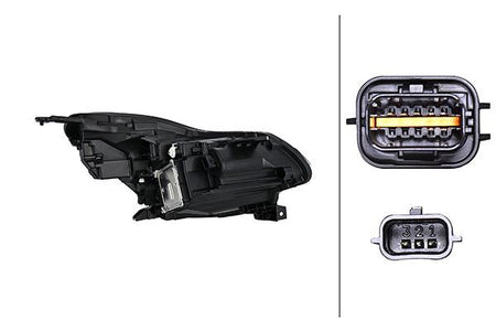 Renault Captur II Left Headlight, Hella OEM, OEM 260601693R - View 3