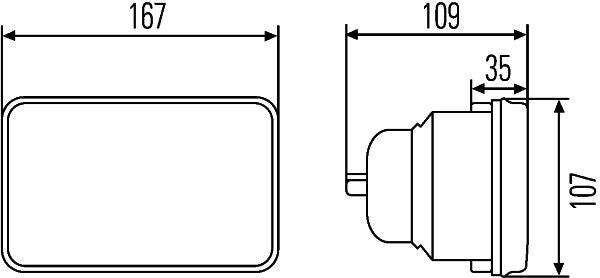 Audi 200 C2 Headlight, Hella OEM, OEM 007211C-2 - View 5