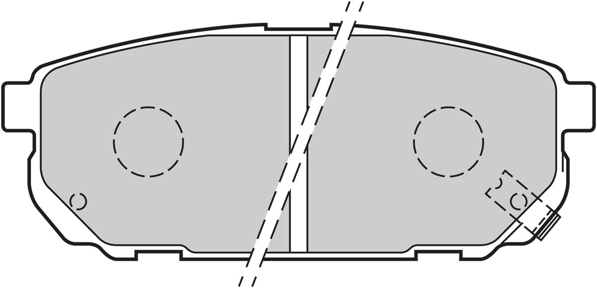 Valeo Rear Brake Pad Set for Kia, OEM quality, OEM 58302-3ED00, MPN 301823