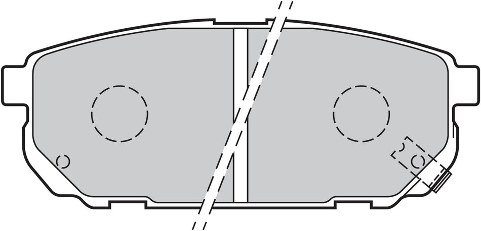 Valeo Rear Brake Pad Set for Kia, OEM quality, OEM 58302-3ED00, MPN 301823