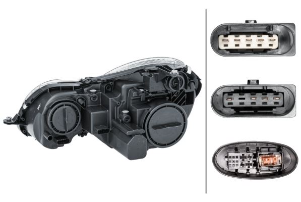 Hella Bi-Xenon Right Headlight – Mercedes-Benz | OEM 211 820 36 61
