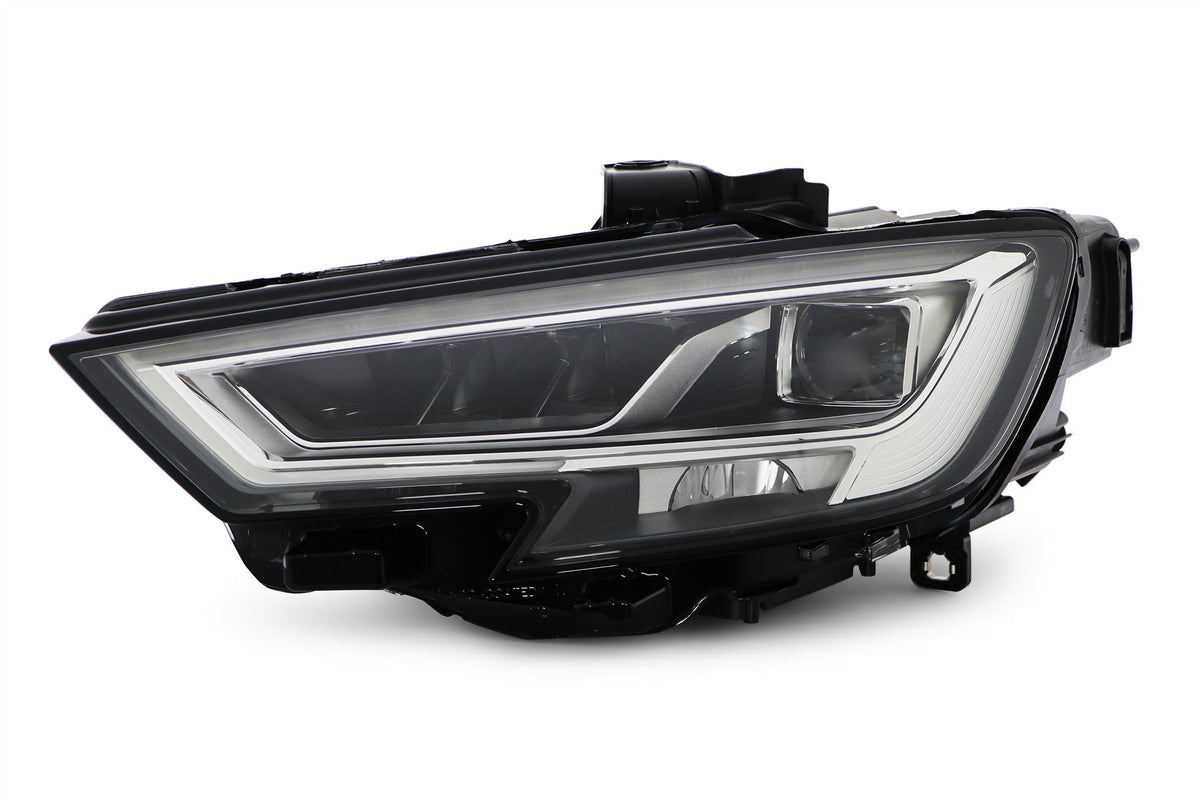 Audi A3 Left Headlight, Valeo OEM, OEM 8V0941783A, MPN 46834