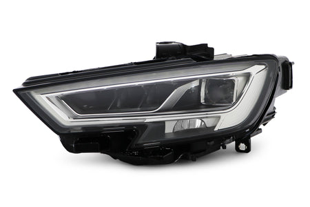 Audi A3 Left Headlight, Valeo OEM, OEM 8V0941783A, MPN 46834