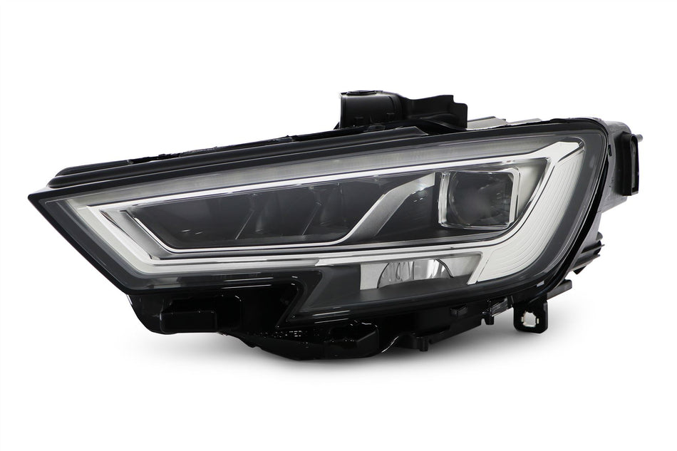 Audi A3 Left Headlight, Valeo OEM, OEM 8V0941783A, MPN 46834