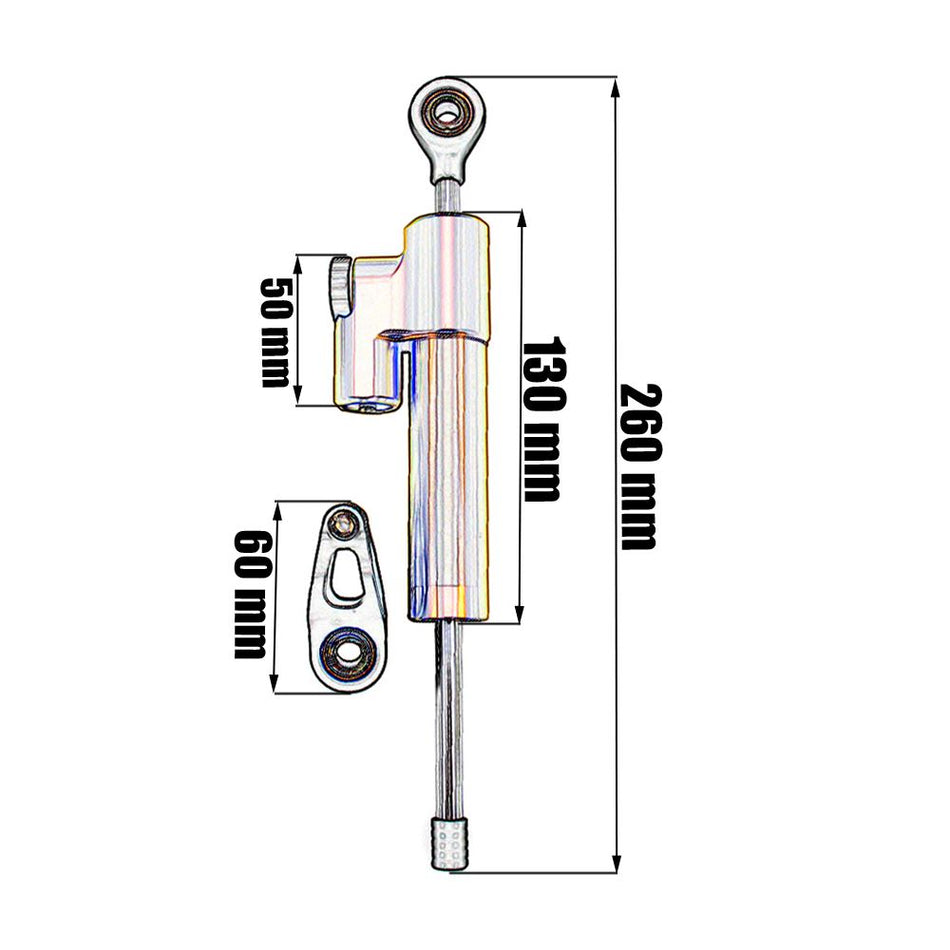 Steering Damper Stabilizer Bracket - for Kawasaki | Eurowagens - View 6