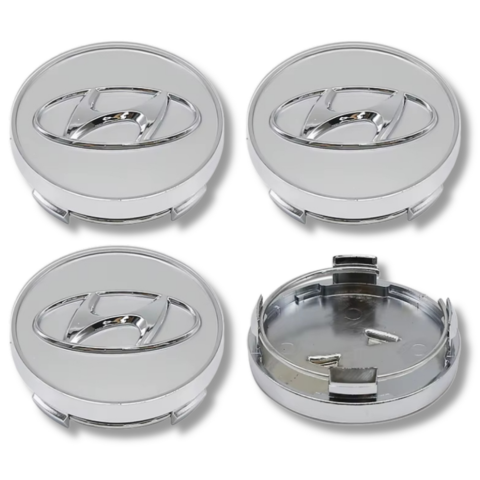 Hyundai 60mm plastic Centre Caps Set, set of 4, OEM 52960-S1110
