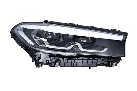 BMW 5 Series Right Headlight, Hella OEM, OEM 63118495282, MPN 1LX 015 449-341