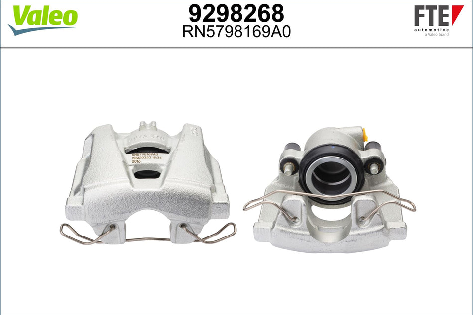Valeo Left Brake Caliper Left for Audi, OEM quality, OEM 8K0615123C, MPN 9298268