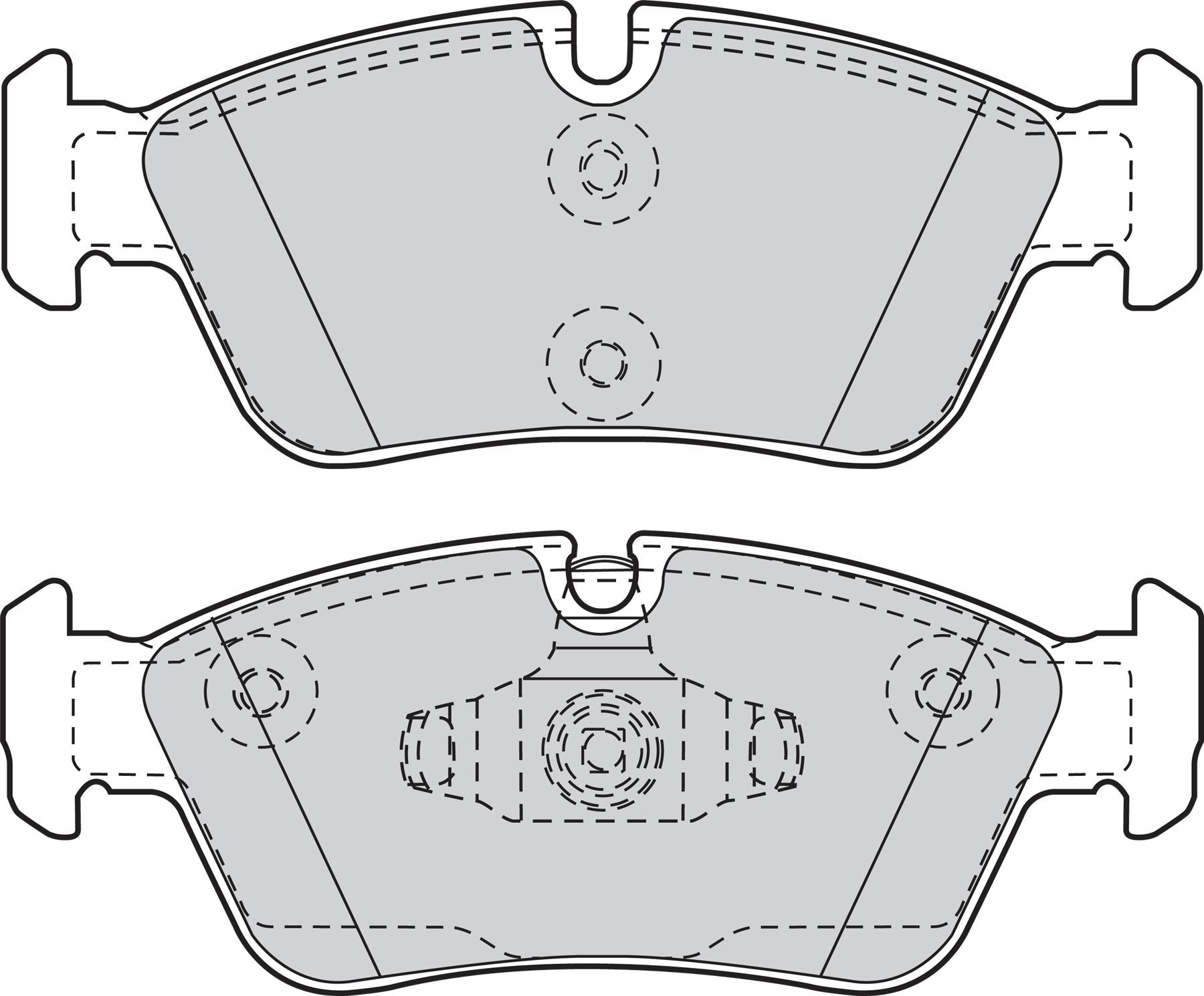 Valeo Front Brake Pad Set for BMW, OEM quality, OEM 34 11 2 288 849, MPN 302050
