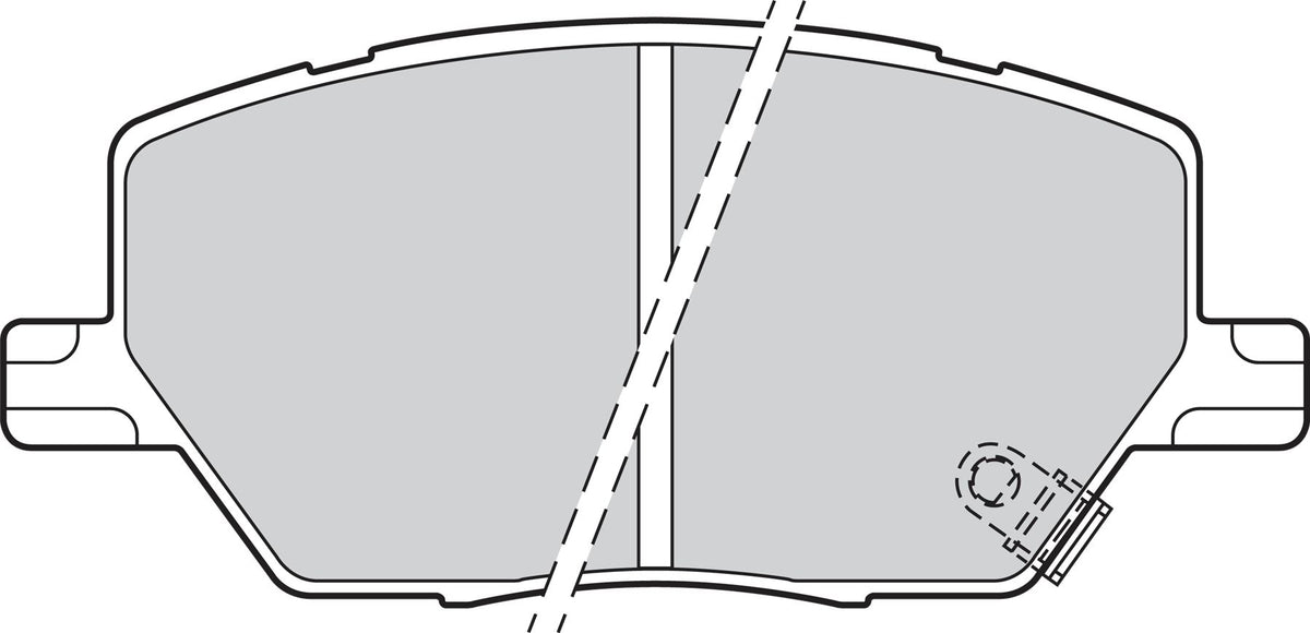 Valeo Front Brake Pad Set for Jeep & Fiat, OEM quality, OEM 52094174, MPN 302201