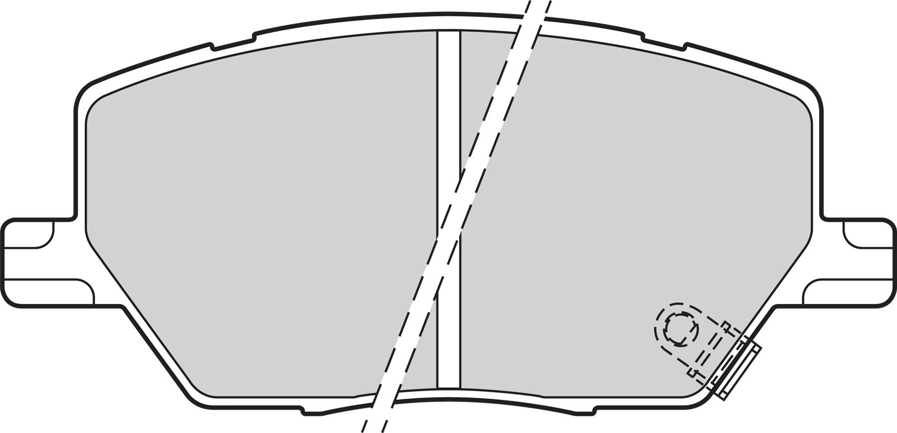 Valeo Front Brake Pad Set for Jeep & Fiat, OEM quality, OEM 52094174, MPN 302201