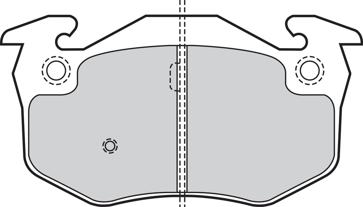 Valeo Rear Brake Pad Set for Renault, OEM quality, OEM 7701203668, MPN 301158