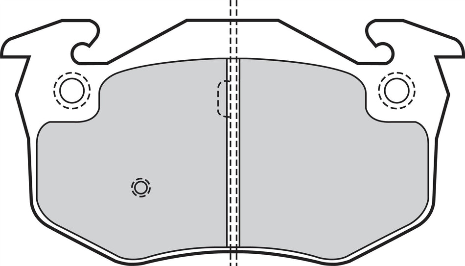 Valeo Rear Brake Pad Set for Renault, OEM quality, OEM 7701203668, MPN 301158