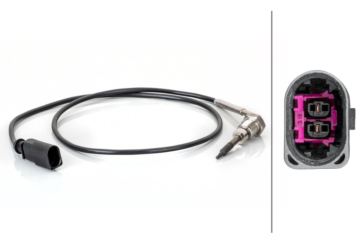 Audi A4 B7 Sensor, Hella OEM, OEM 03G 906 088 M - View 3