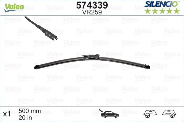 Valeo Rear Wiper Blade for Ford & Vauxhall, OEM quality, OEM 2047382, MPN 574339