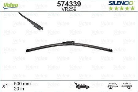 Valeo Rear Wiper Blade for Ford & Vauxhall, OEM quality, OEM 2047382, MPN 574339