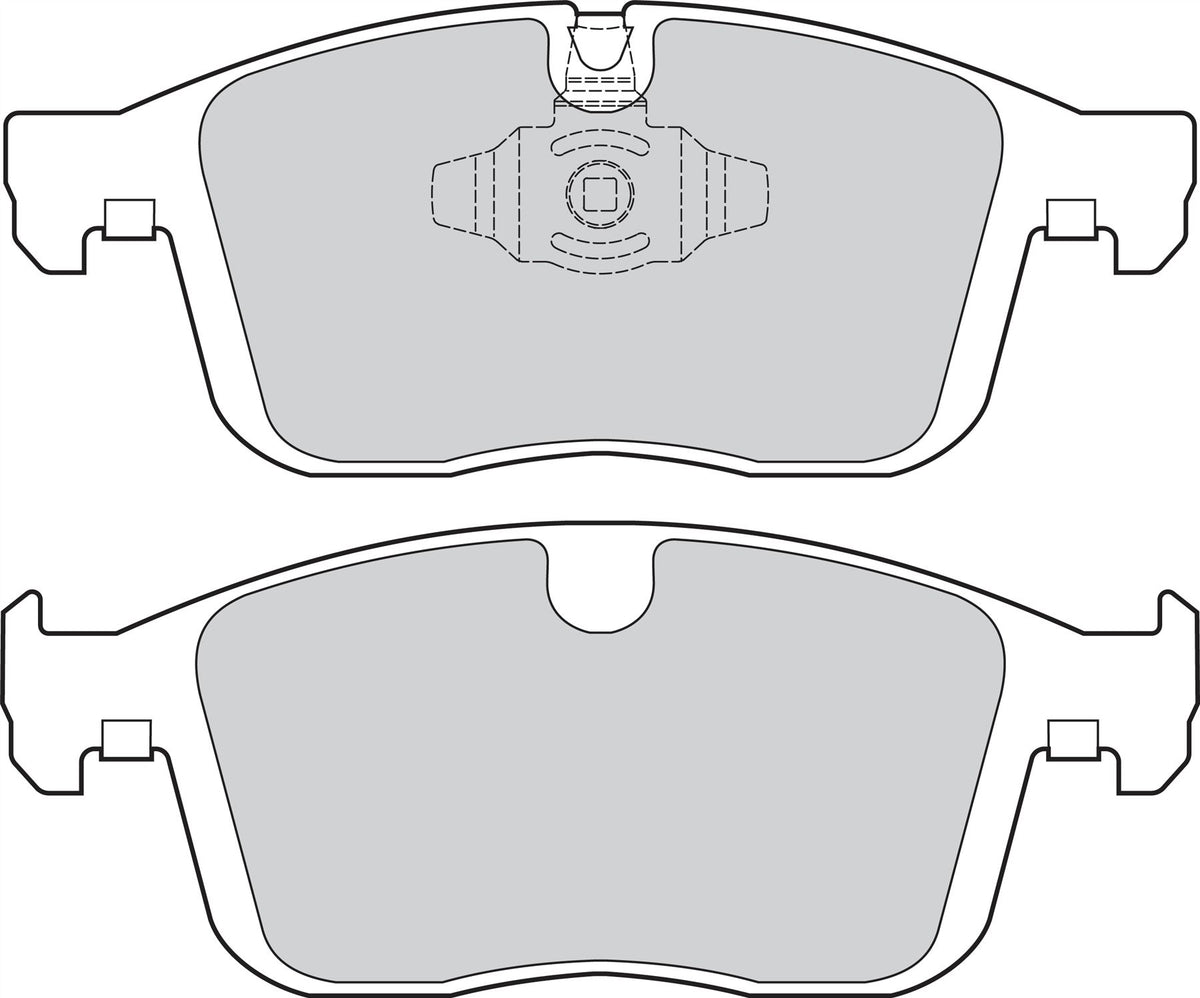 Valeo Front Brake Pad Set for Volvo, OEM quality, OEM 31445985, MPN 302313
