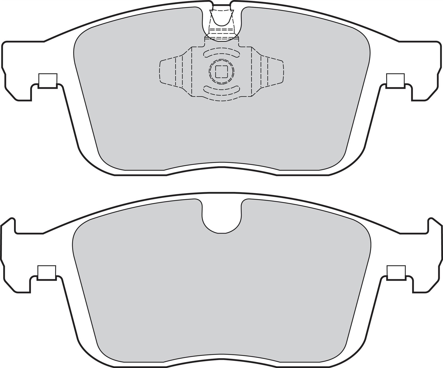 Valeo Front Brake Pad Set for Volvo, OEM quality, OEM 31445985, MPN 302313