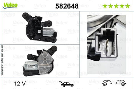 Peugeot 2008 Rear Wiper Motor, Valeo OEM, OEM 9678423580, MPN 582648