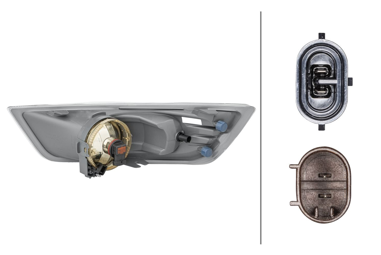 Ford Galaxy II Right Front Fog Light, Hella OEM, OEM 1 694 704 - View 2