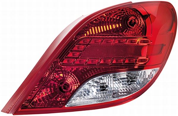 Peugeot 207 Right Rear Light, Hella OEM, OEM 6351.HQ