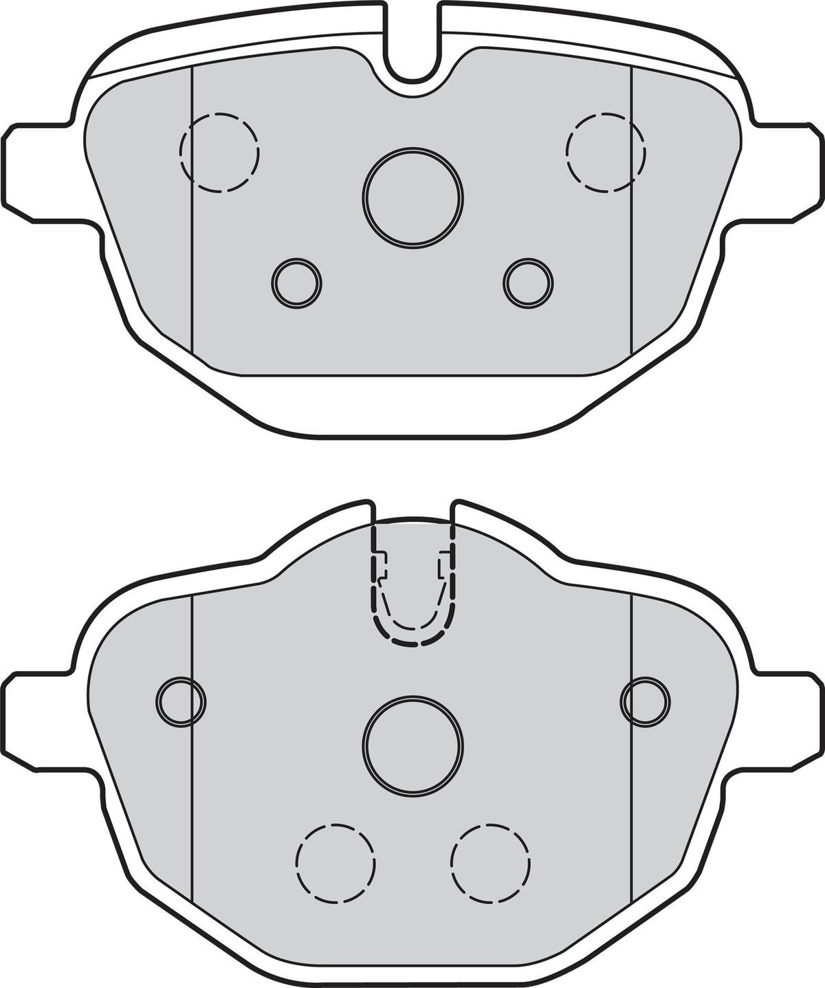Valeo Rear Brake Pad Set for BMW & Alpina Bmw, OEM quality, OEM 34 20 6 877 648, MPN 302159