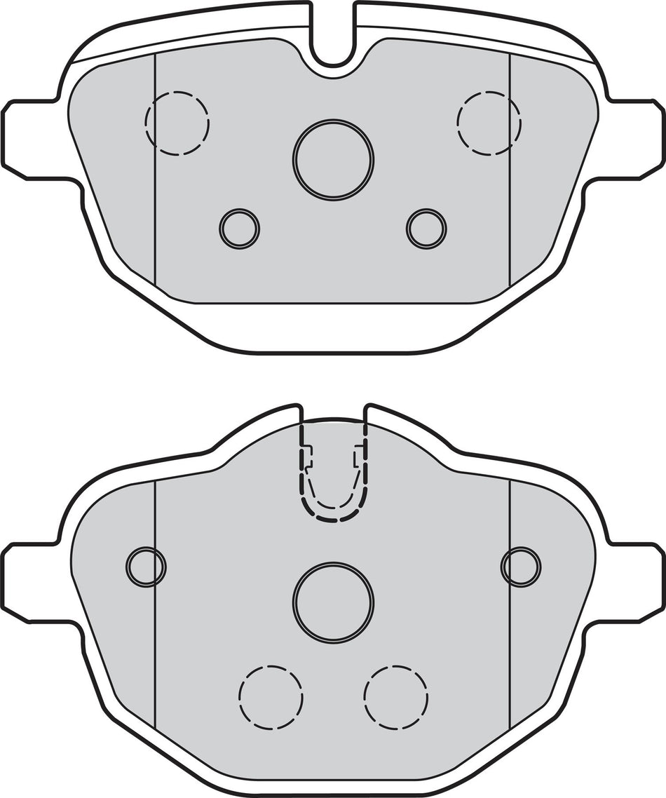 Valeo Rear Brake Pad Set for BMW & Alpina Bmw, OEM quality, OEM 34 20 6 877 648, MPN 302159