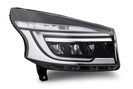 Renault Trafic Right Headlight, Hella OEM, OEM 260103591R, MPN 1LX 014 031-121