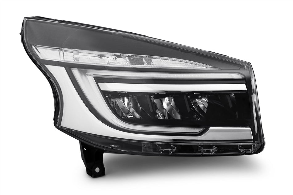 Renault Trafic Right Headlight, Hella OEM, OEM 260103591R, MPN 1LX 014 031-121