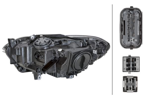 BMW 1 Series Right Headlight | Hella OEM 63 11 7 229 680