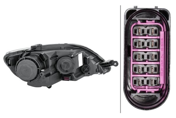 Hella Left Headlight – Volkswagen | OEM 5M1 941 005 G - View 2
