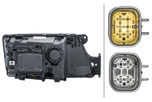MAN TGS TGX Left Headlight, Hella OEM, OEM 81251016763 - View 2